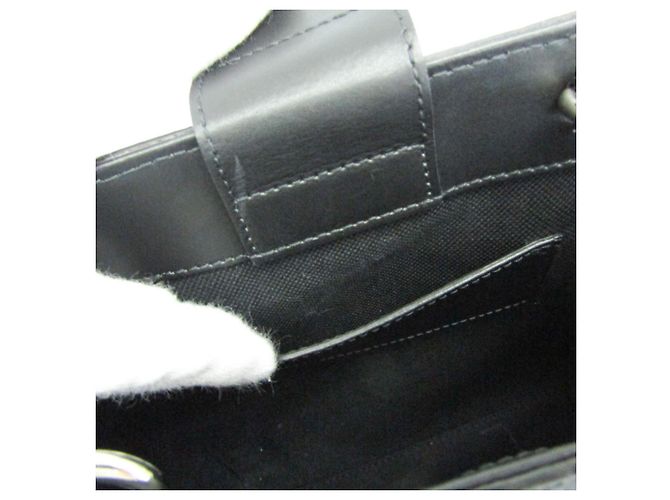 Borsa a mano Gucci GG Supreme e pelle Nero - vista 10