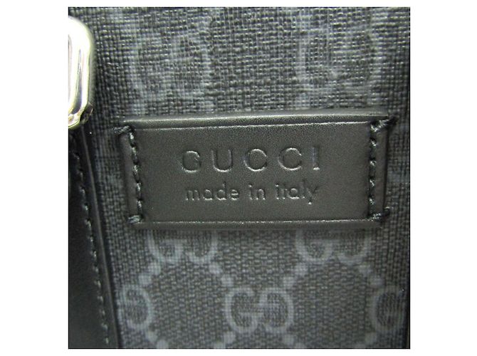 Borsa a mano Gucci GG Supreme e pelle Nero - vista 11