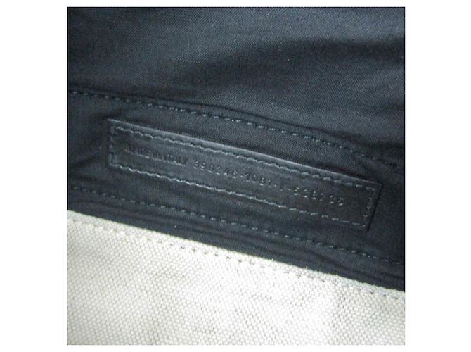 Borsa Balenciaga Cabas XS blu navy Nero Crudo - vista 18