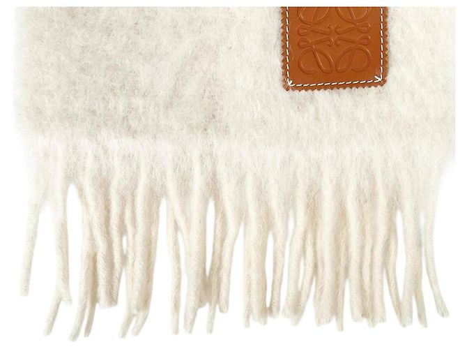 Stola in Mohair e Lana Loewe Crudo - vista 4