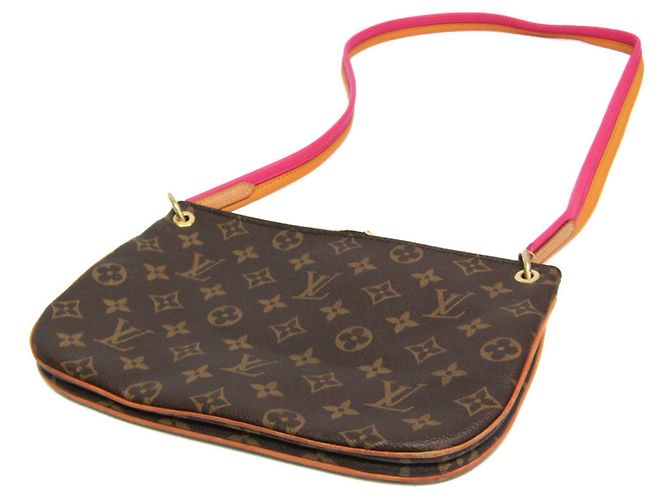 Borsa a Spalla Lorette Monogram Louis Vuitton Rosa Monogramma - vista 2