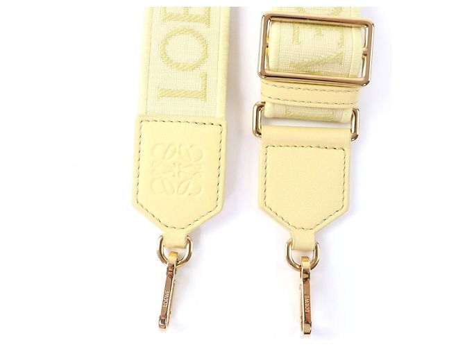 Cintura a spalla in pelle con logo Anagram Loewe Giallo - vista 6