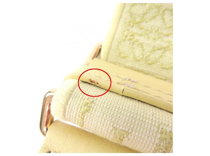 Cintura a spalla in pelle con logo Anagram Loewe Giallo - vista 9