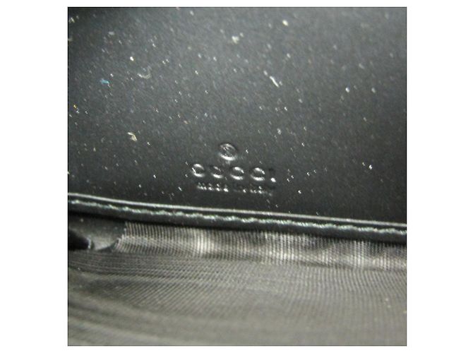 Portafoglio lungo con zip rotonda Guccissima Interlocking G di Gucci Nero - vista 12