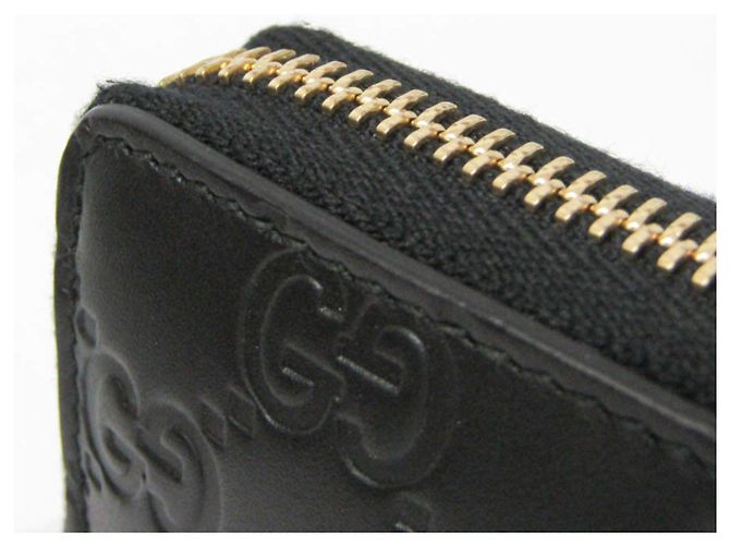 Portafoglio lungo con zip rotonda Guccissima Interlocking G di Gucci Nero - vista 9