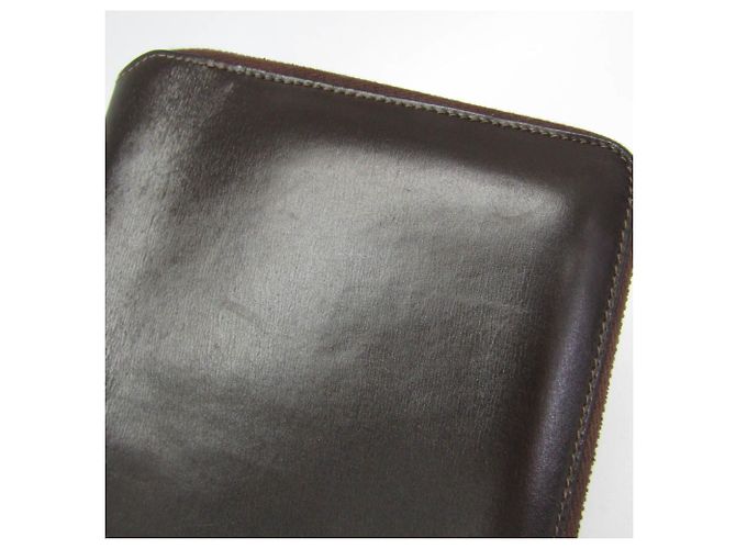 Hermès Charlie Reisetasche Lang Wallet Dunkelbraun - Ansicht 10