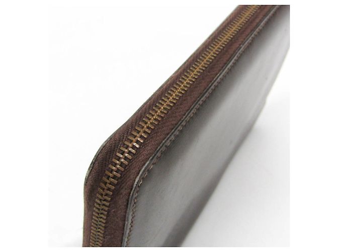 Hermès Charlie Reisetasche Lang Wallet Dunkelbraun - Ansicht 11