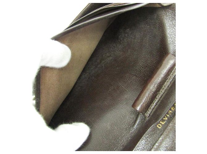 Hermès Charlie Reisetasche Lang Wallet Dunkelbraun - Ansicht 17