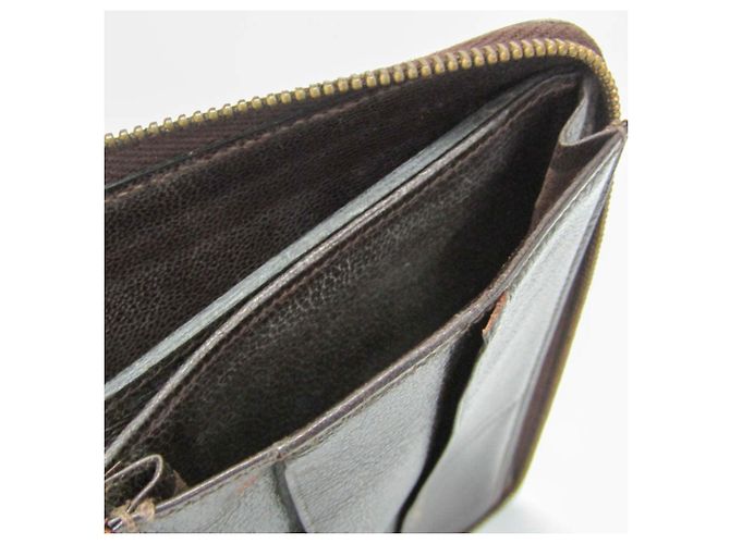 Hermès Charlie Reisetasche Lang Wallet Dunkelbraun - Ansicht 18