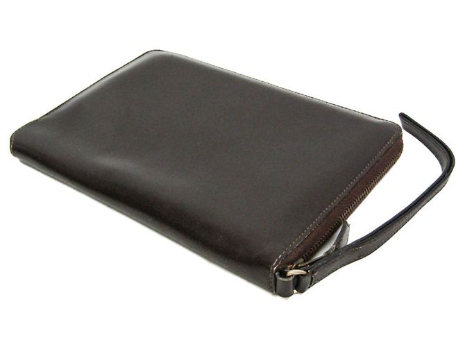 Hermès Charlie Reisetasche Lang Wallet Dunkelbraun - Ansicht 2