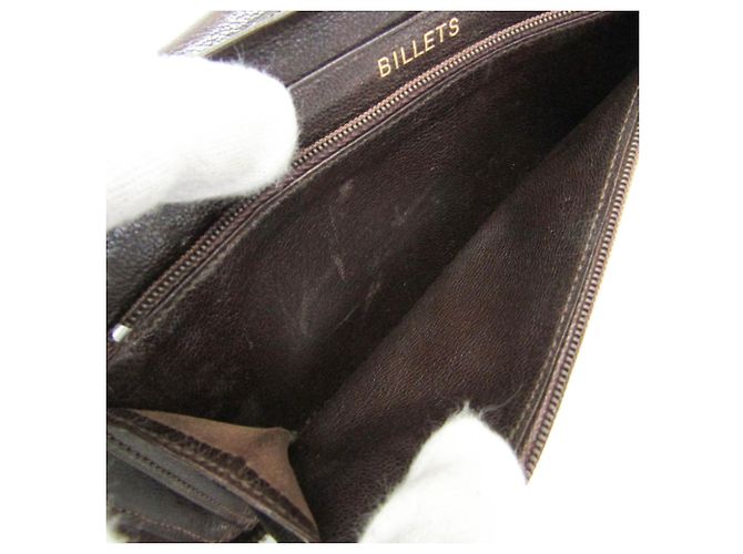 Hermès Charlie Reisetasche Lang Wallet Dunkelbraun - Ansicht 4