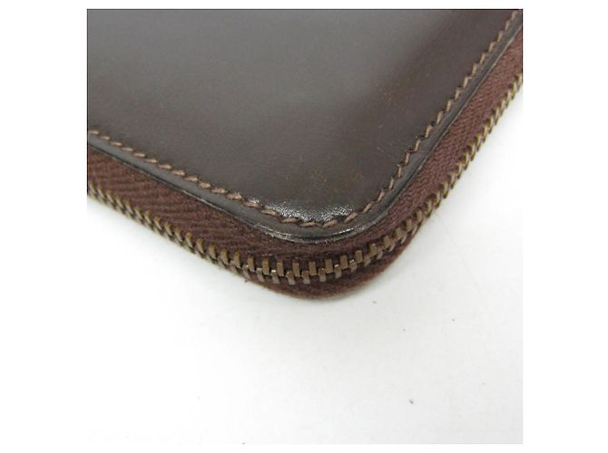 Hermès Charlie Reisetasche Lang Wallet Dunkelbraun - Ansicht 5