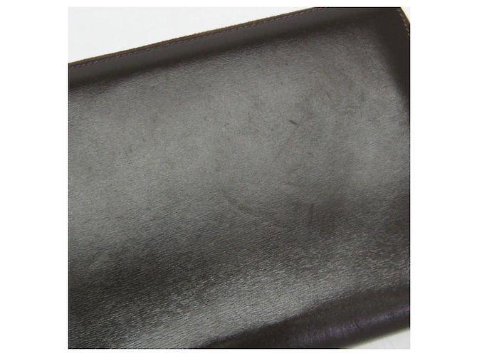 Hermès Charlie Reisetasche Lang Wallet Dunkelbraun - Ansicht 7