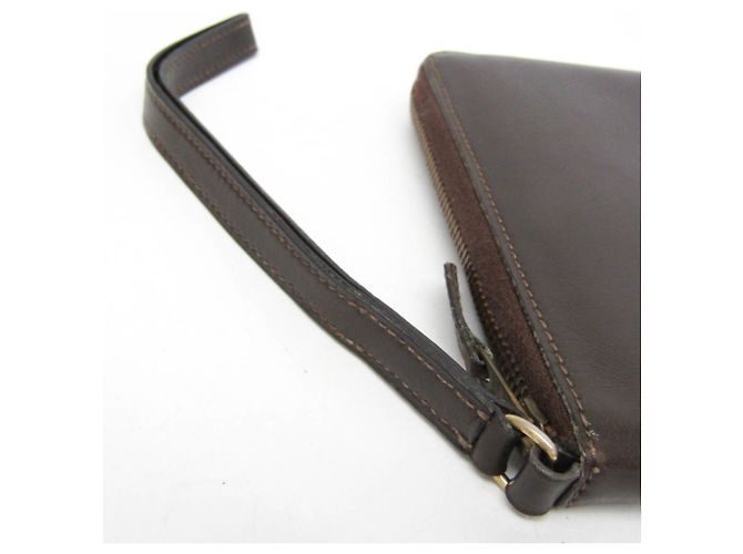 Hermès Charlie Reisetasche Lang Wallet Dunkelbraun - Ansicht 8