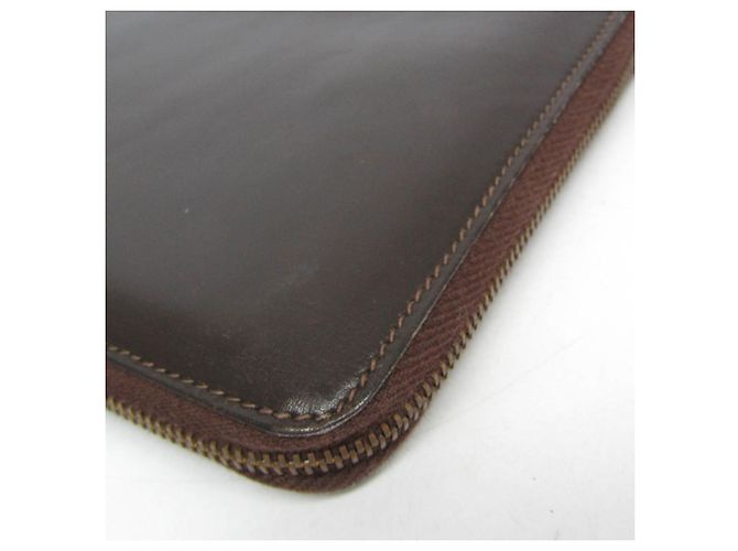 Hermès Charlie Reisetasche Lang Wallet Dunkelbraun - Ansicht 9