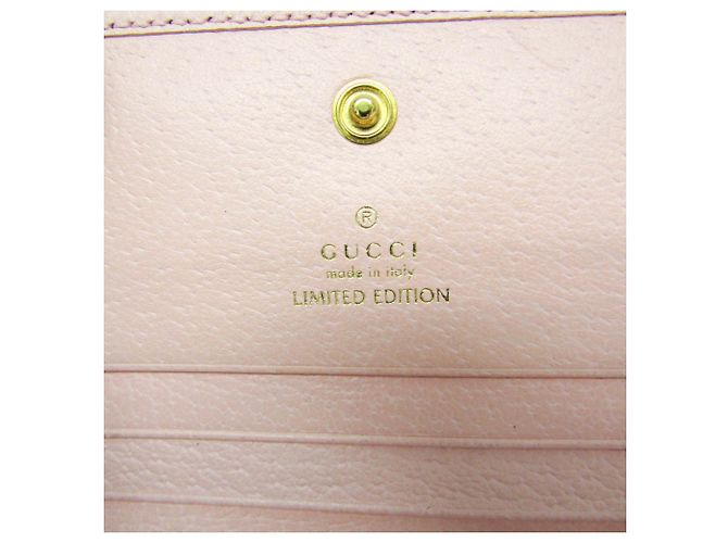 Mini billetera de papel Gucci 391446 Rosa - vista 11