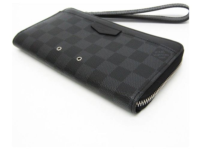 Louis Vuitton Damier Graphite Zippy Dragon Long Wallet Black - view 6