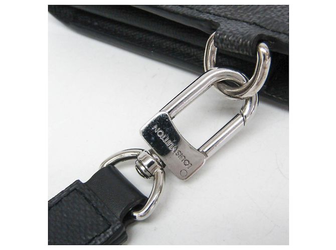Louis Vuitton Damier Graphite Zippy Dragon Long Wallet Black - view 9