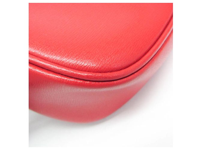 Borsa a Spalla Gancini AB-21 H006 di Salvatore Ferragamo Rosso - vista 6