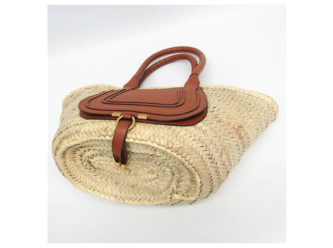 Borsa Marcie Basket di Chloé Marrone - vista 7