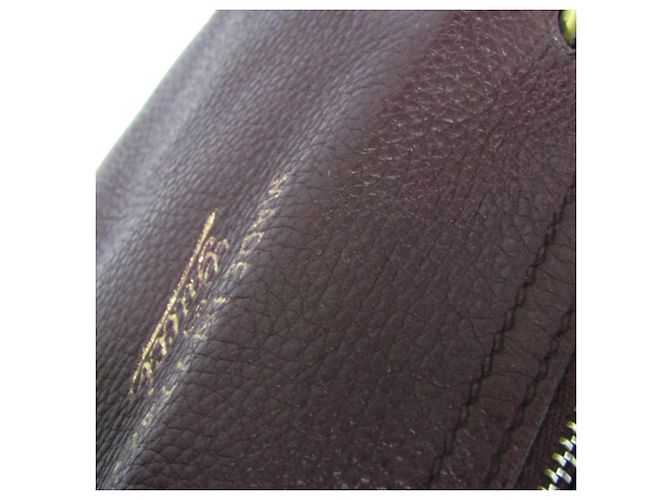 Borsa in pelle da donna Gucci Bamboo 353124 Bordò - vista 6