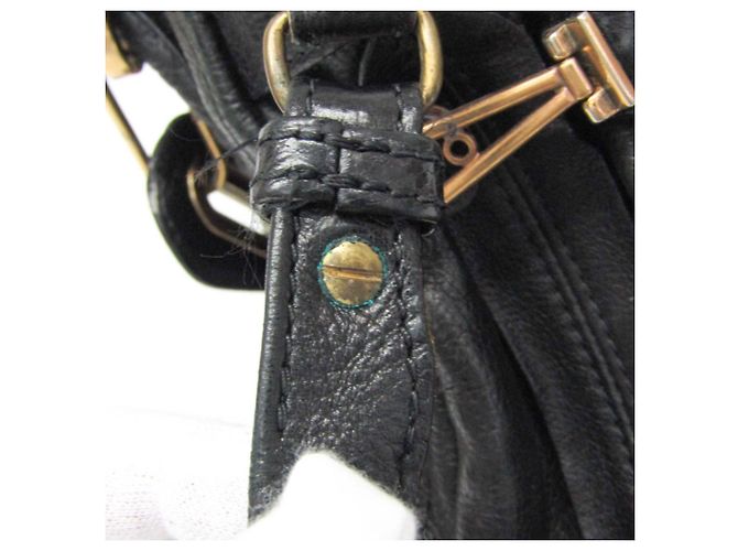 Borsa in pelle Chloé Paraty Grande per donne Nero - vista 11
