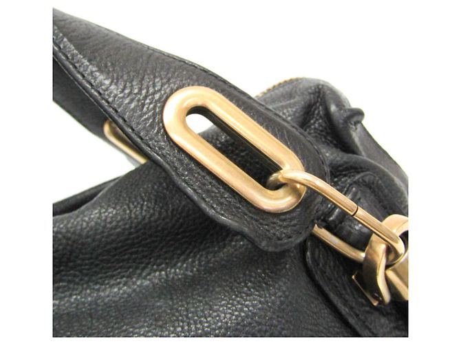 Borsa in pelle Chloé Paraty Grande per donne Nero - vista 13