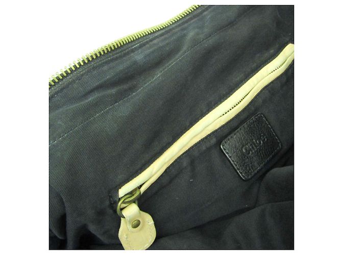 Borsa in pelle Chloé Paraty Grande per donne Nero - vista 15