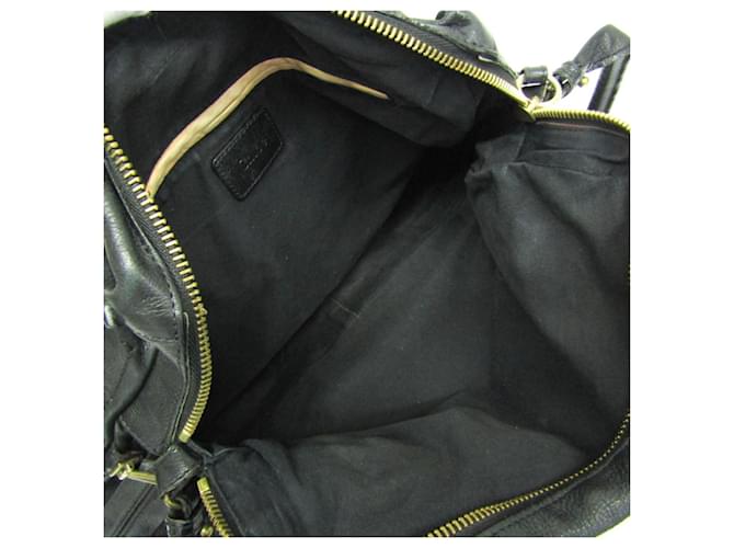 Borsa in pelle Chloé Paraty Grande per donne Nero - vista 3