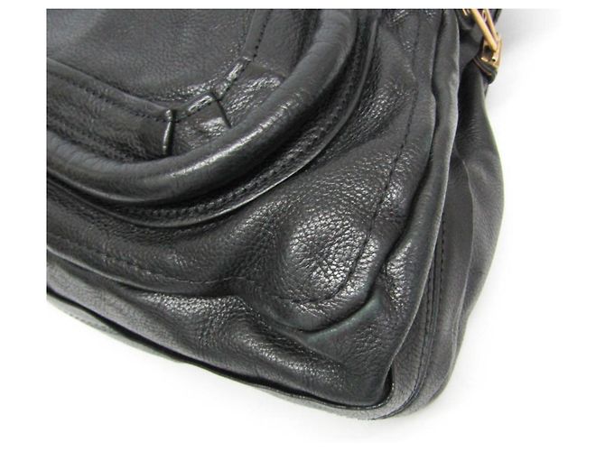 Borsa in pelle Chloé Paraty Grande per donne Nero - vista 4