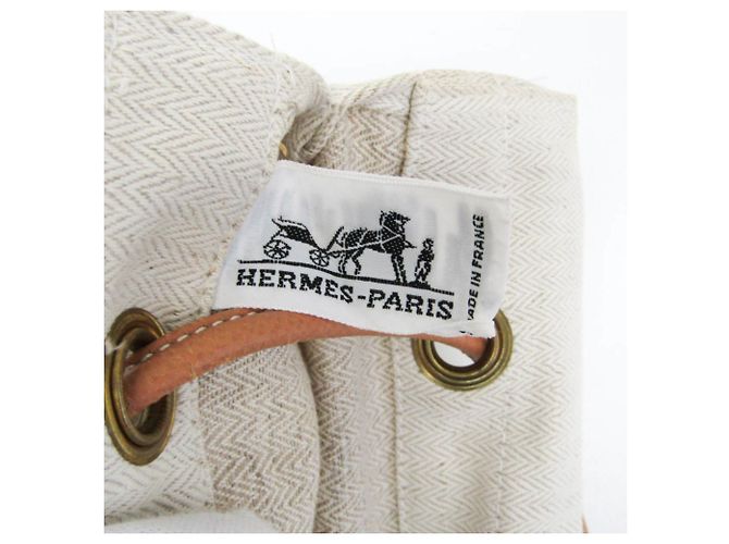 Hermès Borsa a Spalla Donna Hermes Aline GM Marrone Bianco sporco - vista 16
