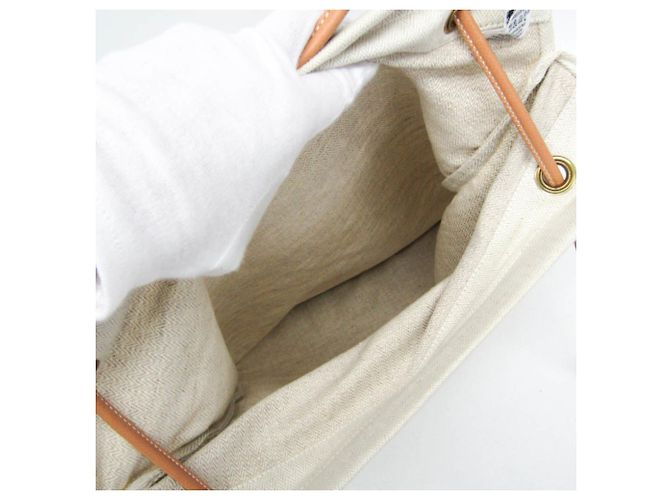 Hermès Borsa a Spalla Donna Hermes Aline GM Marrone Bianco sporco - vista 3