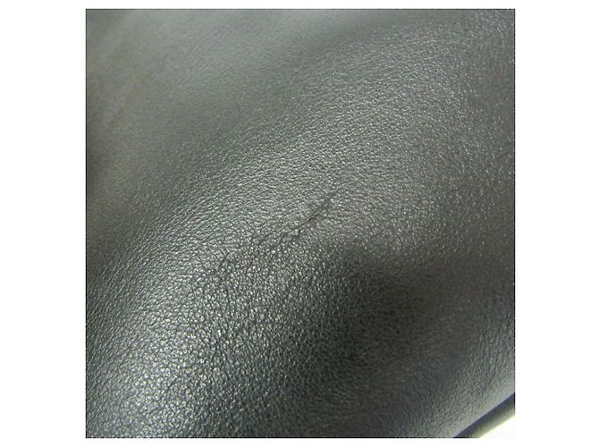 Borsa a spalla in pelle nera Miu Miu RR1917 Nero - vista 9