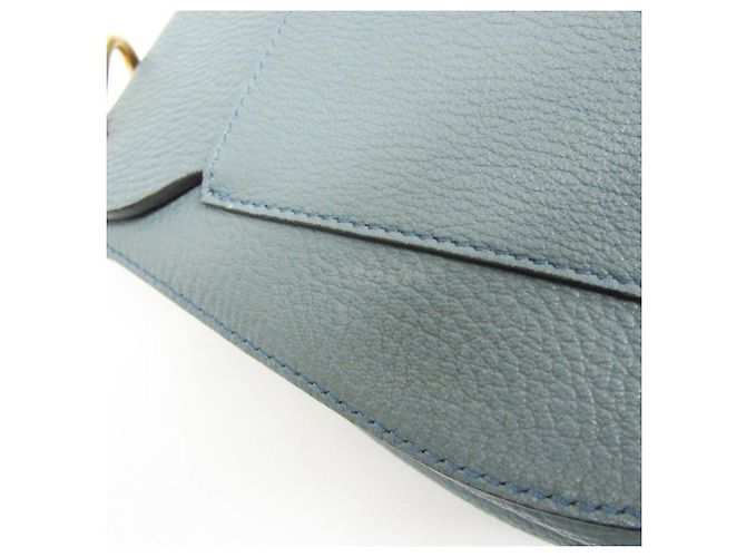 Borsa a spalla in pelle Chloé Drew per donne Blu chiaro - vista 10