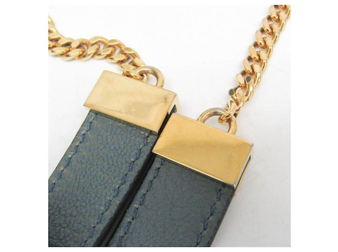 Borsa a spalla in pelle Chloé Drew per donne Blu chiaro - vista 12