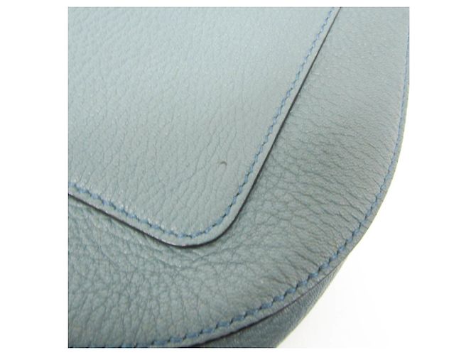 Borsa a spalla in pelle Chloé Drew per donne Blu chiaro - vista 4
