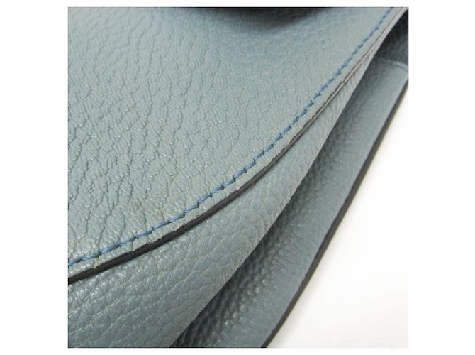 Borsa a spalla in pelle Chloé Drew per donne Blu chiaro - vista 7