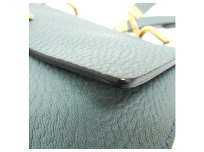 Borsa a spalla in pelle Chloé Drew per donne Blu chiaro - vista 8