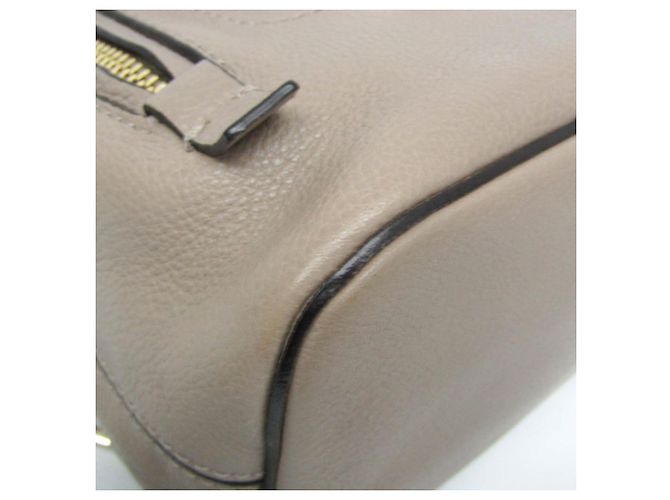 Zaino in pelle e suede da donna Chloé Faye Grigio - vista 6