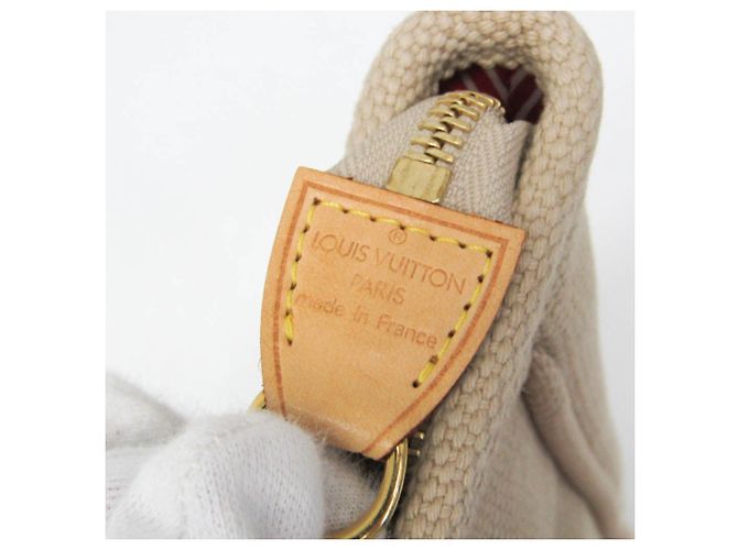 Louis Vuitton Antigua Cabas MM Tasche Rot Beige - Ansicht 13