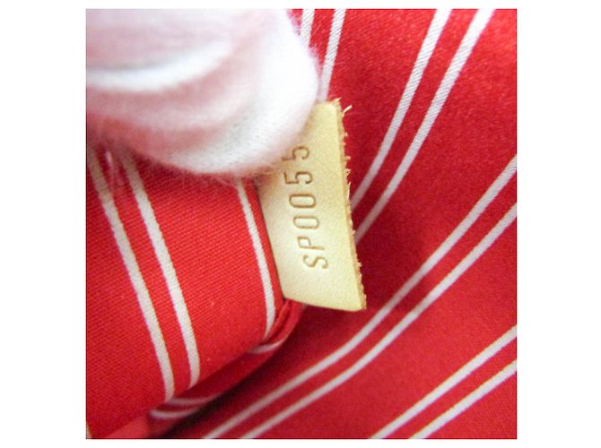 Louis Vuitton Antigua Cabas MM Tasche Rot Beige - Ansicht 14