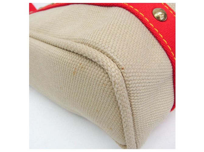 Louis Vuitton Antigua Cabas MM Tasche Rot Beige - Ansicht 4