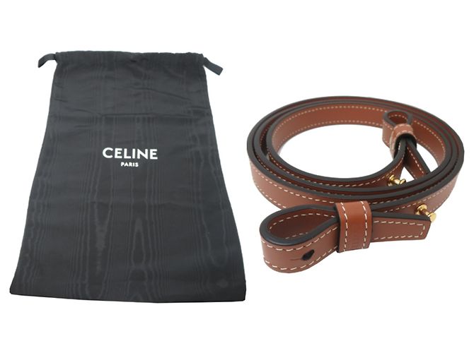 Céline Borsa a mano verticale mini Cabas Triomphe di Celine per donne Marrone - vista 9