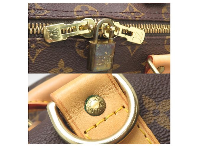 Borsa Boston Keepall Bandoulière 50 Louis Vuitton Marrone - vista 10