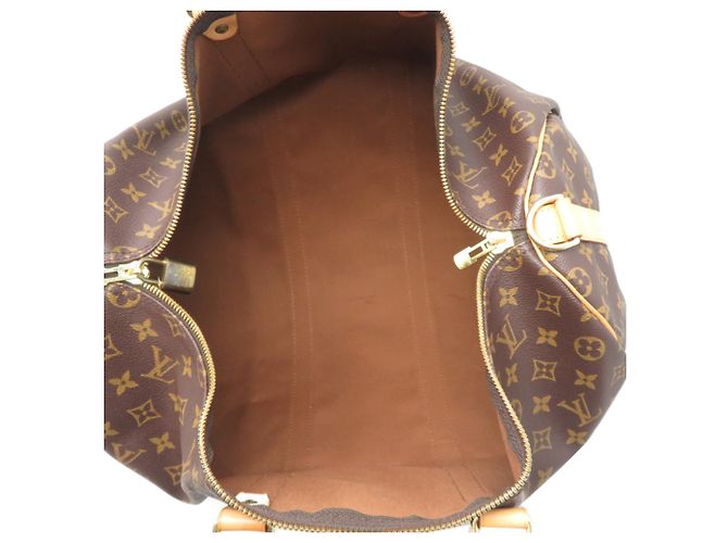 Borsa Boston Keepall Bandoulière 50 Louis Vuitton Marrone - vista 6