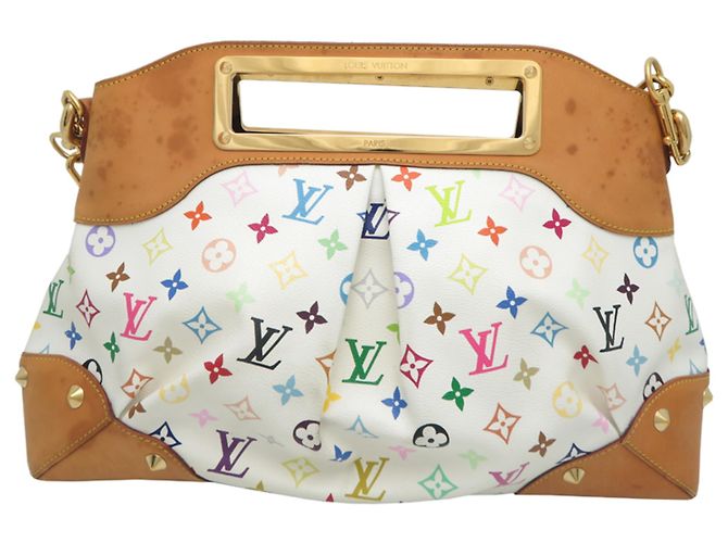 Borsa a Spalla Judy GM Donna Louis Vuitton Bianco - vista 2