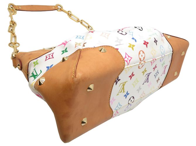 Borsa a Spalla Judy GM Donna Louis Vuitton Bianco - vista 3