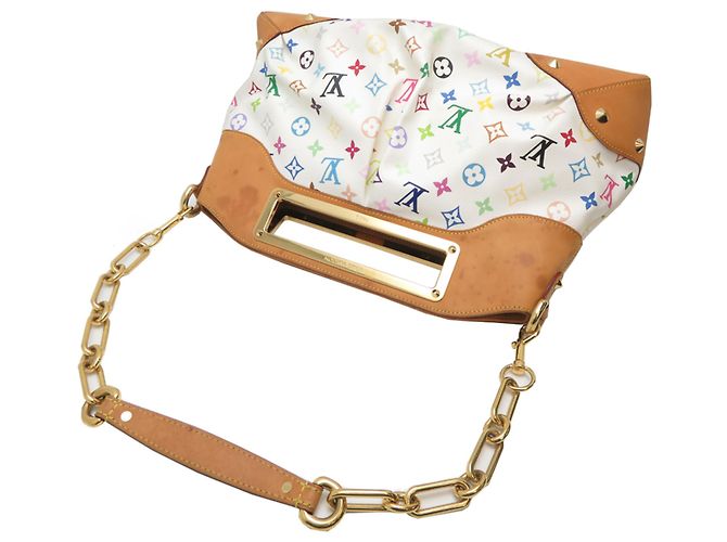 Borsa a Spalla Judy GM Donna Louis Vuitton Bianco - vista 4