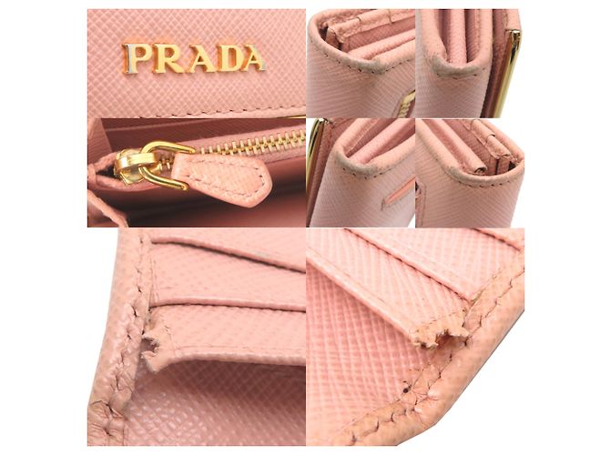 Saffiano Portafoglio Lungo Donna Prada 1MH132 Rosa - vista 10