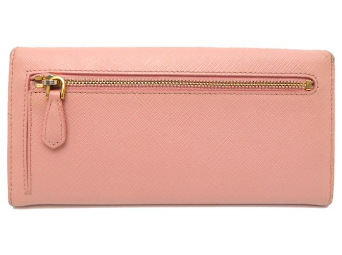Saffiano Portafoglio Lungo Donna Prada 1MH132 Rosa - vista 2